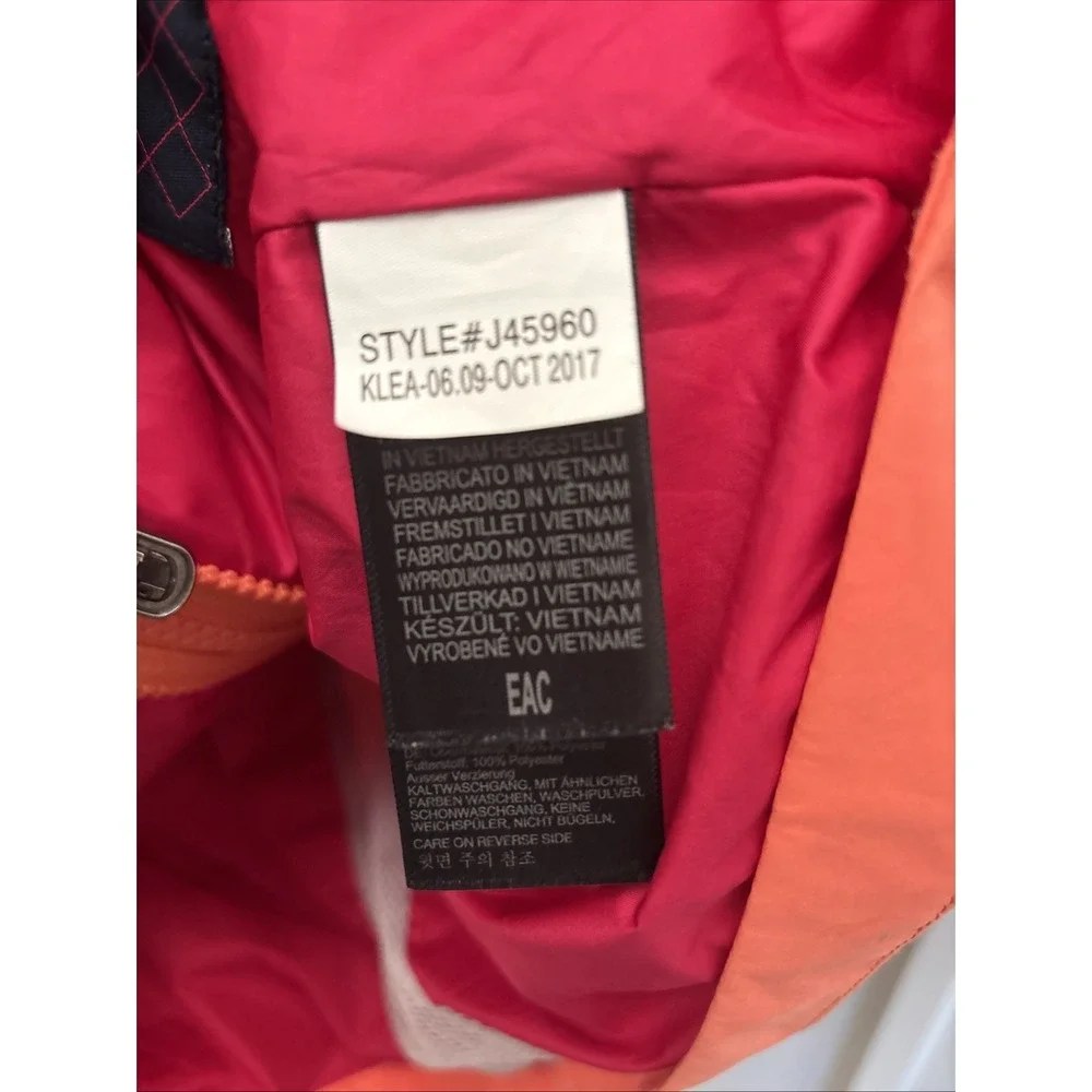 Marmot Precip Eco Component 3-in-1 Jacket Kids' XL Peach Shell And fleece EUC